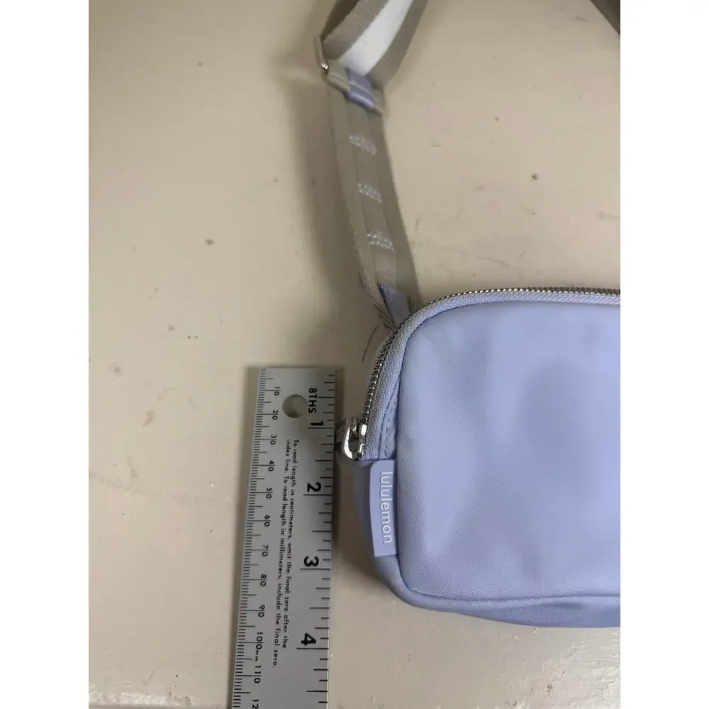 NWOT Lululemon Everywhere Crossbody Bag adjustable two tone strap light blue